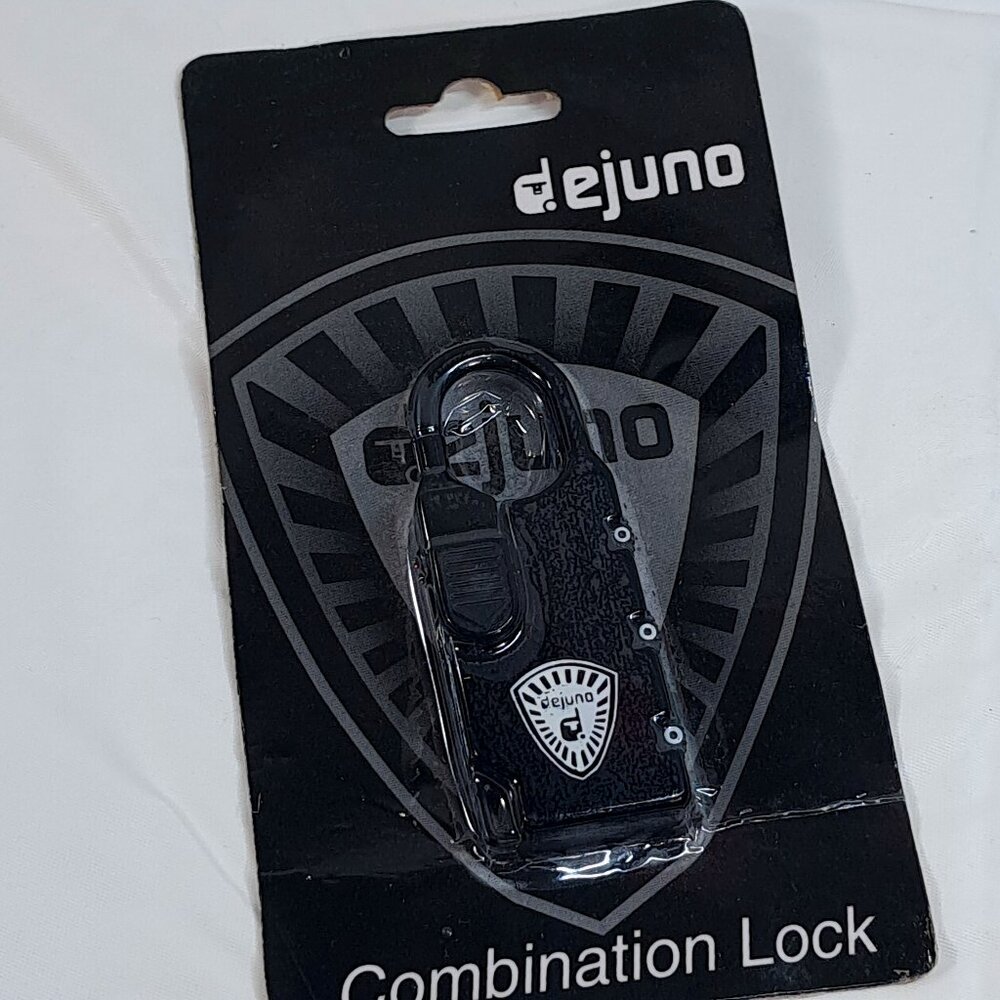 NEW Dejuno Combination Lock black luggage travel suitcase replacement De Juno